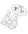 Diagram for 2002 Dodge Ram 1500 Seat Cushion - WM741DVAA