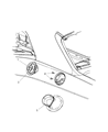 Diagram for 2010 Dodge Challenger Fuel Door - 68020951AC