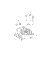 Diagram for 2017 Ram ProMaster 3500 Engine Mount - 68223227AB