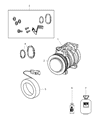 Diagram for Dodge Viper A/C Compressor - 5181968AA