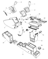 Diagram for 2007 Jeep Patriot Armrest - 1EE201K7AB