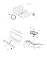 Diagram for Chrysler Voyager Back Up Light - 4576245