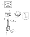 Diagram for 2015 Jeep Renegade Piston Ring Set - 68188203AA