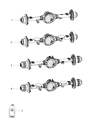 Diagram for 2022 Ram 3500 Axle Shaft - 68494303AA