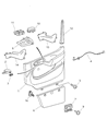 Diagram for 2006 Dodge Sprinter 2500 Door Handle - 5123786AA