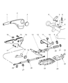 Diagram for 2002 Dodge Sprinter 2500 Parking Brake Cable - 5119245AA