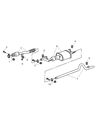 Diagram for Dodge Sprinter 2500 Exhaust Pipe - 5136635AA