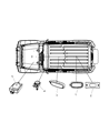 Diagram for Jeep Wrangler Dome Light - 1GE93XDVAA