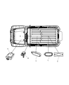 Diagram for 2007 Jeep Wrangler Dome Light - 1GE93XDVAA