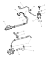 Diagram for Chrysler LHS Power Steering Reservoir - 4695521