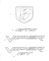 Diagram for 2013 Dodge Viper Emblem - 1VN1706SAA