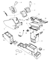 Diagram for 2016 Jeep Compass Armrest - 1WN92XDVAA