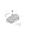 Diagram for 2005 Chrysler 300 Crankcase Breather Hose - 4591961AA