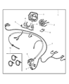 Diagram for Jeep Wrangler Clock Spring - 56047105AA