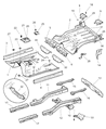 Diagram for 2001 Jeep Cherokee Rear Crossmember - 55175942