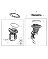 Diagram for 2015 Dodge Charger Fuel Level Sensor - 68145815AC