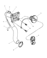 Diagram for 1998 Dodge Neon Fuel Filler Neck - 4495653