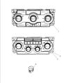 Diagram for 2006 Dodge Magnum A/C Switch - 55111870AD