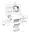 Diagram for 2017 Ram 5500 Glove Box - 1NL84HL1AB