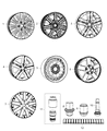 Diagram for 2010 Dodge Grand Caravan Spare Wheel - 1AN31PAKAC