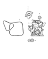 Diagram for 2002 Dodge Viper Alternator - 4848662AB