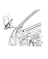 Diagram for 2004 Jeep Grand Cherokee Car Mirror - 55155446AG