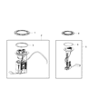 Diagram for Jeep Cherokee Fuel Level Sensor - 68434123AC