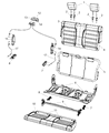 Diagram for 2015 Jeep Wrangler Seat Cushion - 68194423AA
