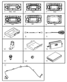 Diagram for Dodge Caliber Antenna - 5150048AA