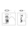 Diagram for Jeep Cherokee Fuel Level Sensor - 68217192AE