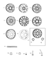 Diagram for 2014 Ram 3500 Spare Wheel - 1VQ85RXFAA