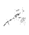 Diagram for 2008 Jeep Commander Steering Column - 5057801AB