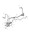 Diagram for 2002 Chrysler Sebring ABS Control Module - 5018254AA