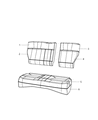 Diagram for 2009 Dodge Caliber Seat Cover - 1LV051DVAA