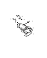 Diagram for Mopar Throttle Body Gasket - 68095479AA