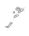 Diagram for 2018 Jeep Wrangler Exhaust Heat Shield - 68279813AA