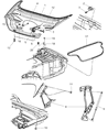 Diagram for 2003 Dodge Viper Weather Strip - 5029039AA