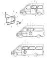 Diagram for 2005 Dodge Sprinter 3500 Weather Strip - 5134055AA