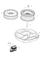 Diagram for 2019 Jeep Cherokee Spare Wheel - 4726430AA