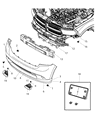Diagram for Dodge License Plate - 68102166AA