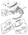 Diagram for Chrysler Sebring Dash Panels - 4814747AB