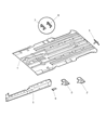 Diagram for 1999 Chrysler Town & Country Floor Pan - 5012644AB