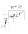 Diagram for 2015 Ram 3500 Automatic Transmission Shifter - 68189341AA