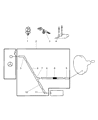 Diagram for 2004 Dodge Sprinter 3500 Brake Booster Vacuum Hose - 5119392AA