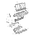 Diagram for 2000 Chrysler Town & Country Exhaust Manifold - 4781086AA