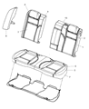 Diagram for 2007 Dodge Charger Seat Cover - 1ET531DVAA