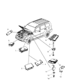 Diagram for 2008 Jeep Wrangler Engine Control Module - R5150466AA