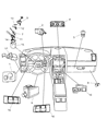 Diagram for 2008 Dodge Challenger Brake Light Switch - 4671336AB