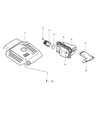 Diagram for 2007 Dodge Caliber Engine Cover - 4891644AD