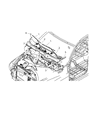 Diagram for 2008 Dodge Ram 3500 Wiper Pulse Module - 55077098AI